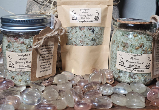 Eucalyptus & Mullein-Soothing herbal salts