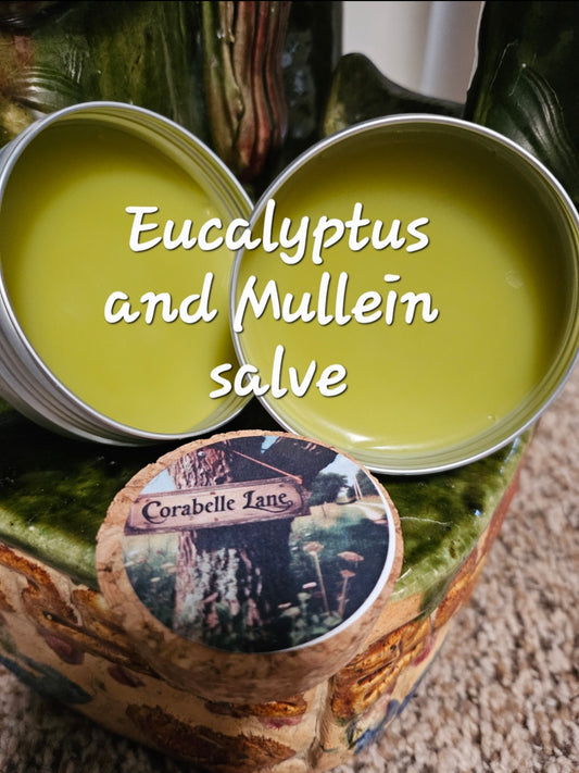 Salve-Eucalyptus and Mullein (Congestion/Body aches)