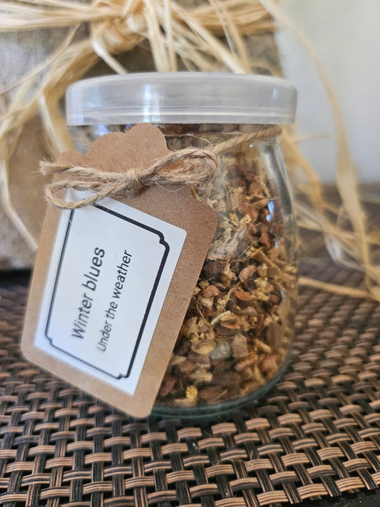 Tea-Winter Blues, under the weather days