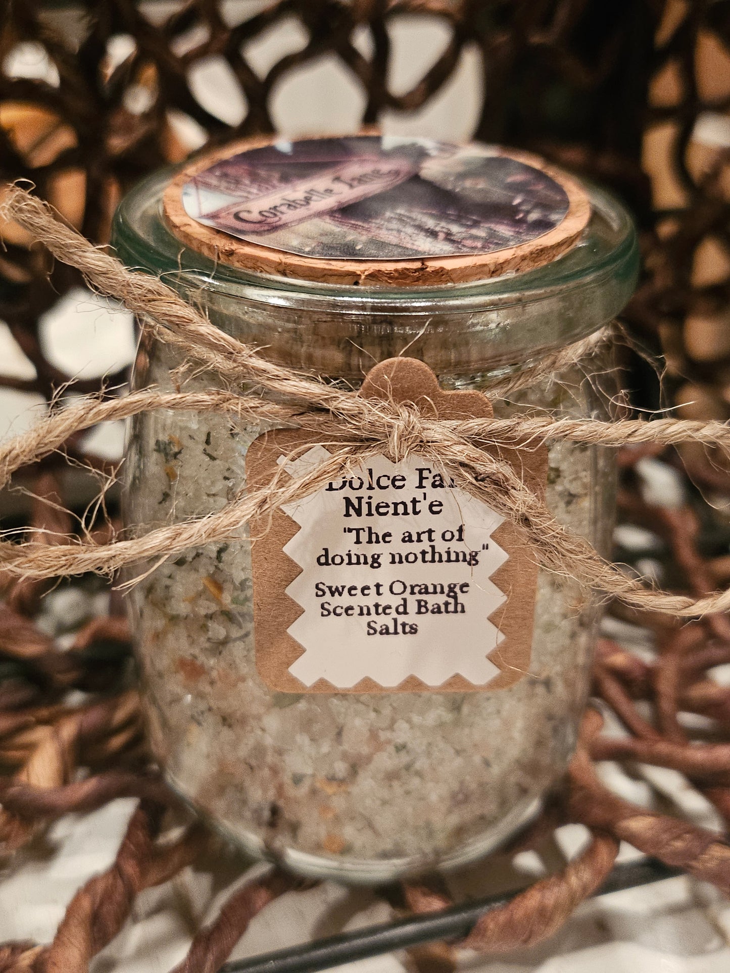Sweet Orange- Rejuvinating herbal bath salts